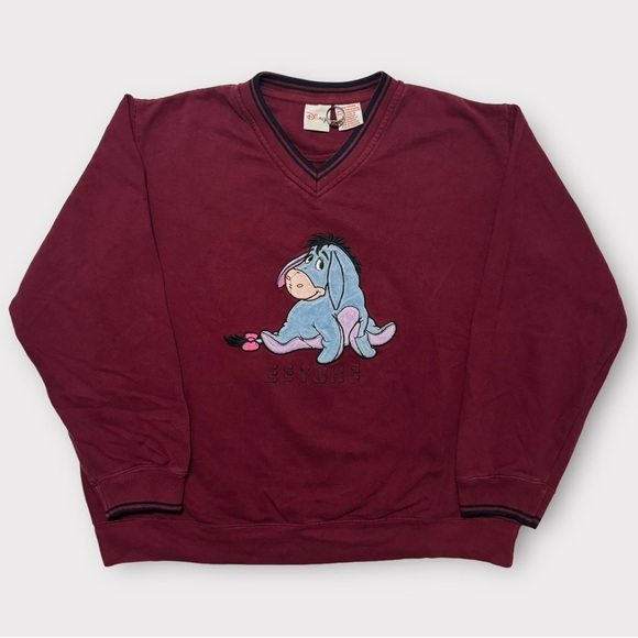 Vintage Tops - Vintage 90’s Eeyore Embroidered Sweatshirt